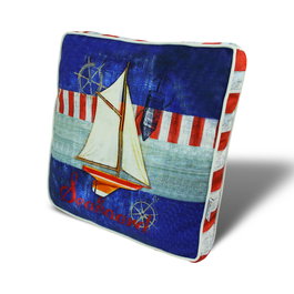 Aberto Design YM1021 Cojín 42x42 cm, 50% Algodón 50% Poliéster, Funda Extraíble para Sofá, Cama o Silla, Tacto Suave y Elegante